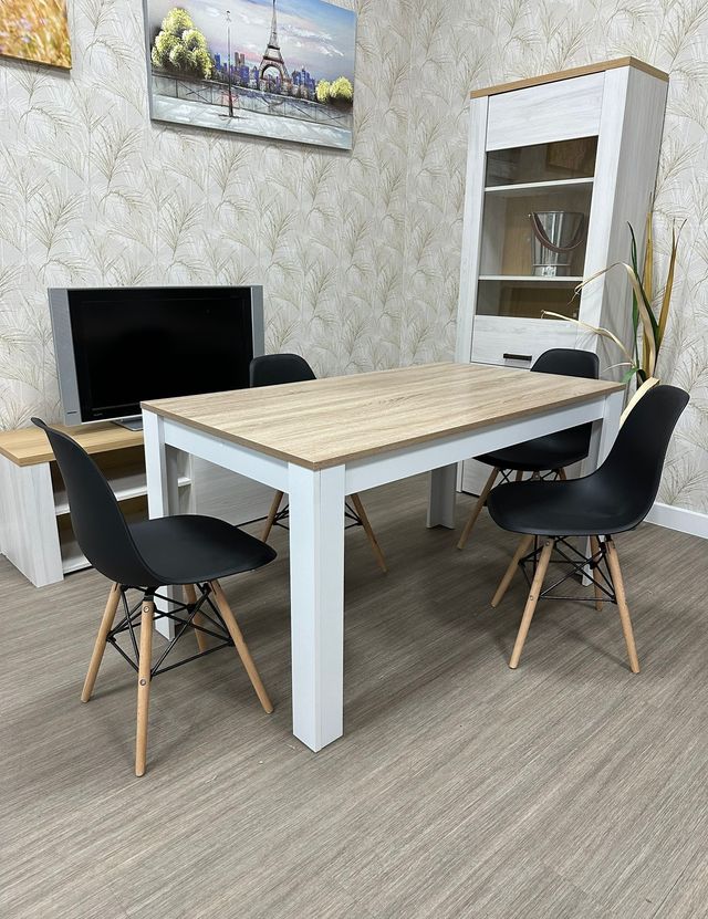 Mesa Comedor Nuevo + 4 Sillas Nordicas !Oferta!