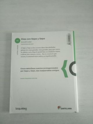 Libro "Días con Sapo y Sepo"