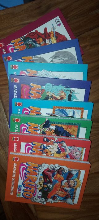 Naruto color da n. 1 a n. 8