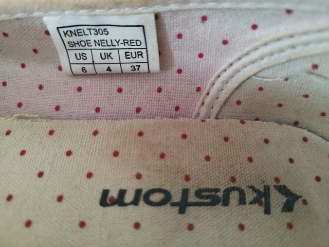 Zapatillas Kustom, Rojo, Talla 37