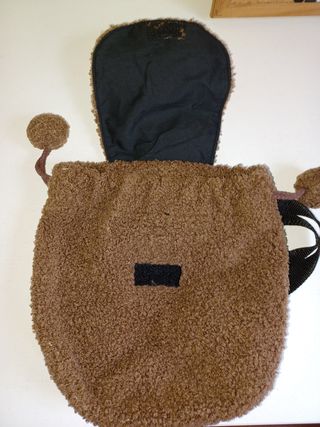 Mochila niña borreguito marrón