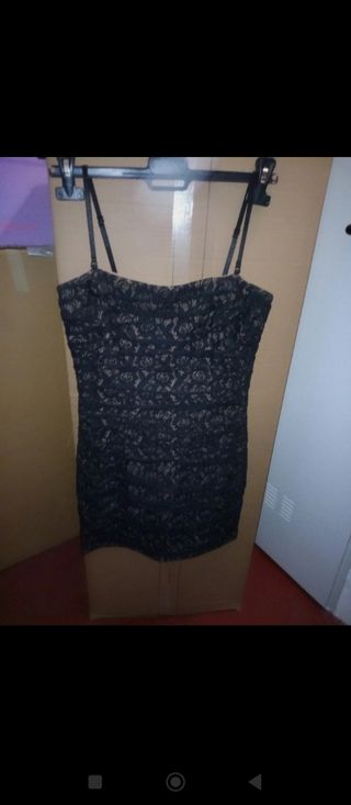 Vestido negro fiesta S