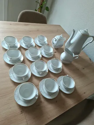 Vajilla de cerámica ( vista alegre EMA)