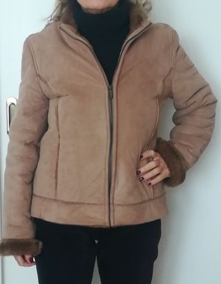 Montone ecologico donna beige