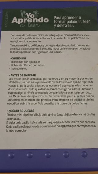 Yo aprendo a leer