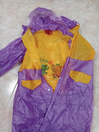 Chubasquero para niña 7-10 años