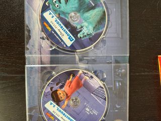 Dvds Mostruos SA y La bella y la bestia