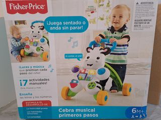 Cebra musical Fisher Price Primeros paso