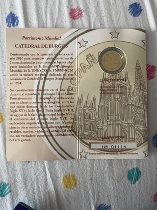 Monedas de 2 euros carteras