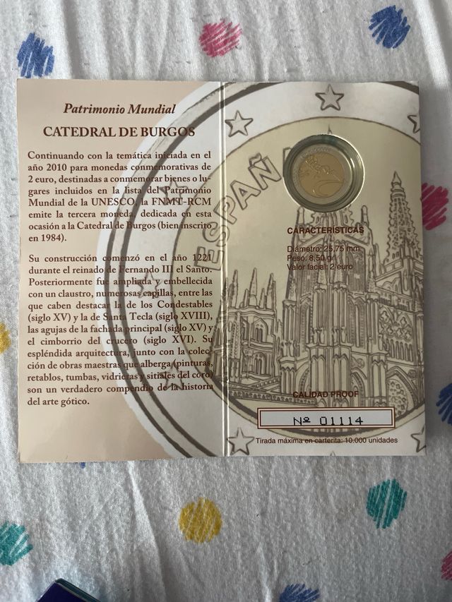 Monedas de 2 euros carteras