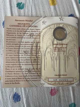 Monedas de 2 euros carteras