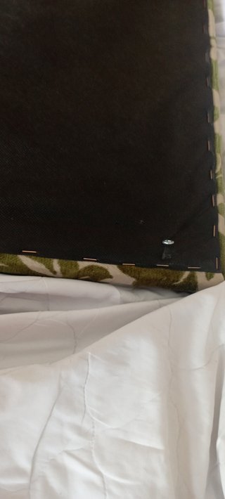 Cabecero cama 150cm tapizado tonos verde