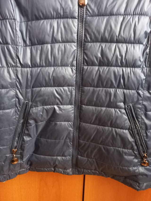 Giacca blu double face imbottita tg M