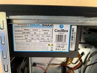 CAJA TORRE BEEP FUENTE DE ALIMENTACIÓN COOLBOX300W