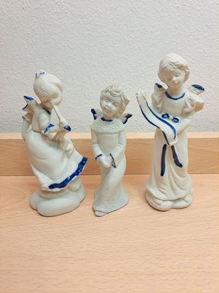 Statuine angeli in porcellana Porzellan Style