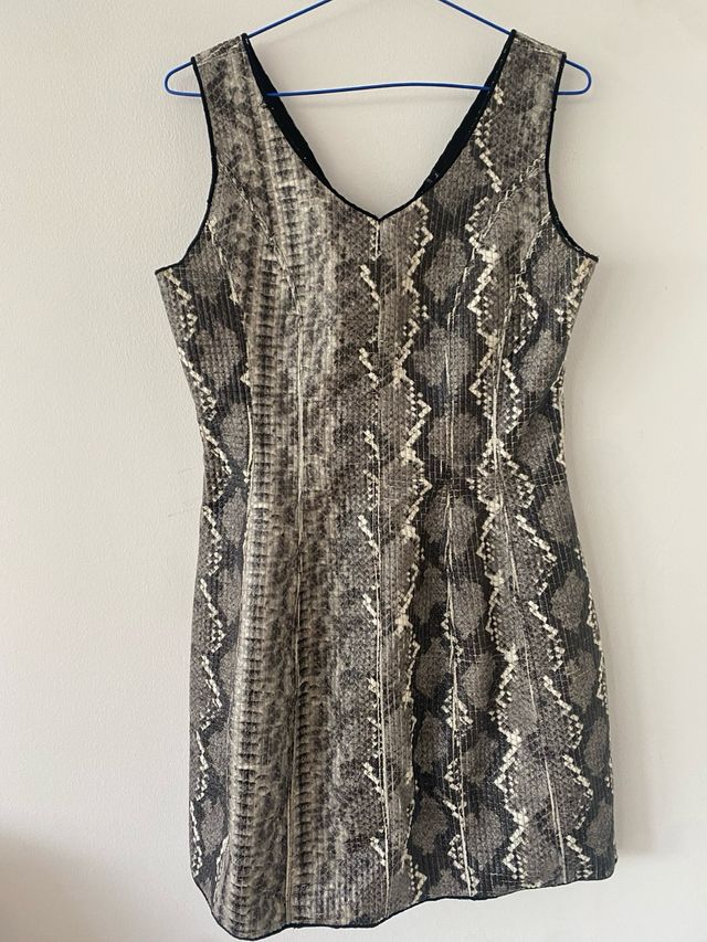 Vestido print sin mangas