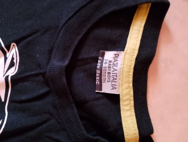 Maglietta bambino maniche corte