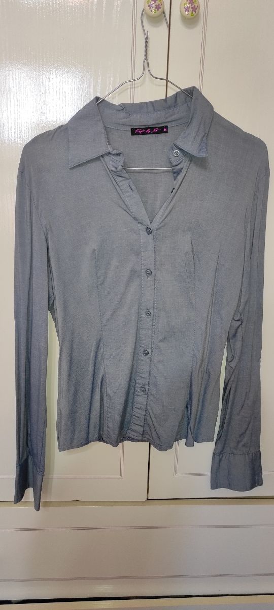 Camicia blu ceruleo M nuova