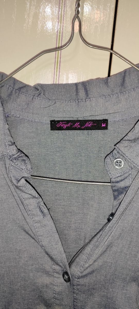 Camicia blu ceruleo M nuova