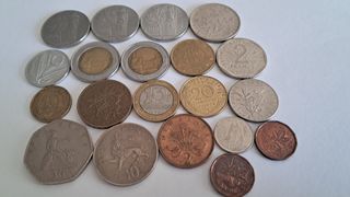 Monedas FRANCIA,ITALIA, INGLATERRA Y CANADA.