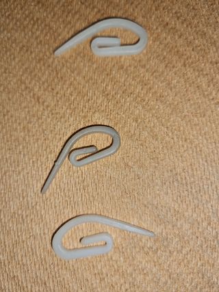Anillas de cortinas de plastico
