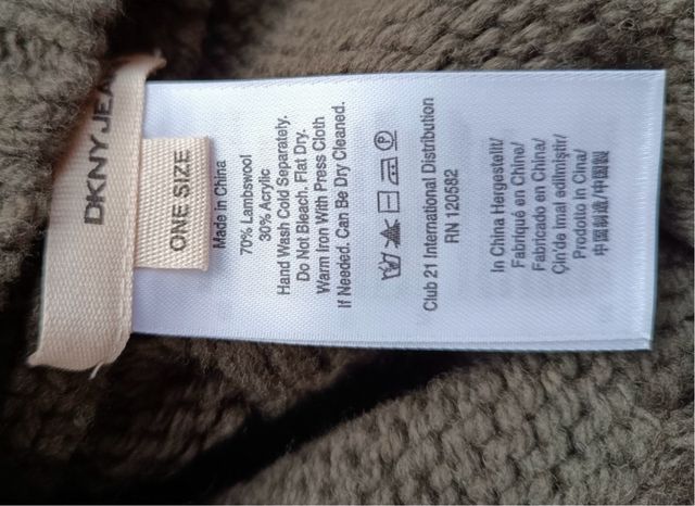 Gorro de lana DKNY talla único