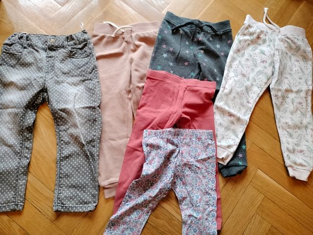 Lote 6 pantalones niña talla 98
