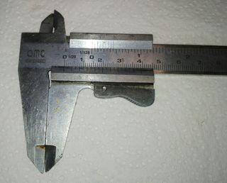 CALIBRE PIE DE REY OMC INOX FÁBRICA AVIONES MIRAGE