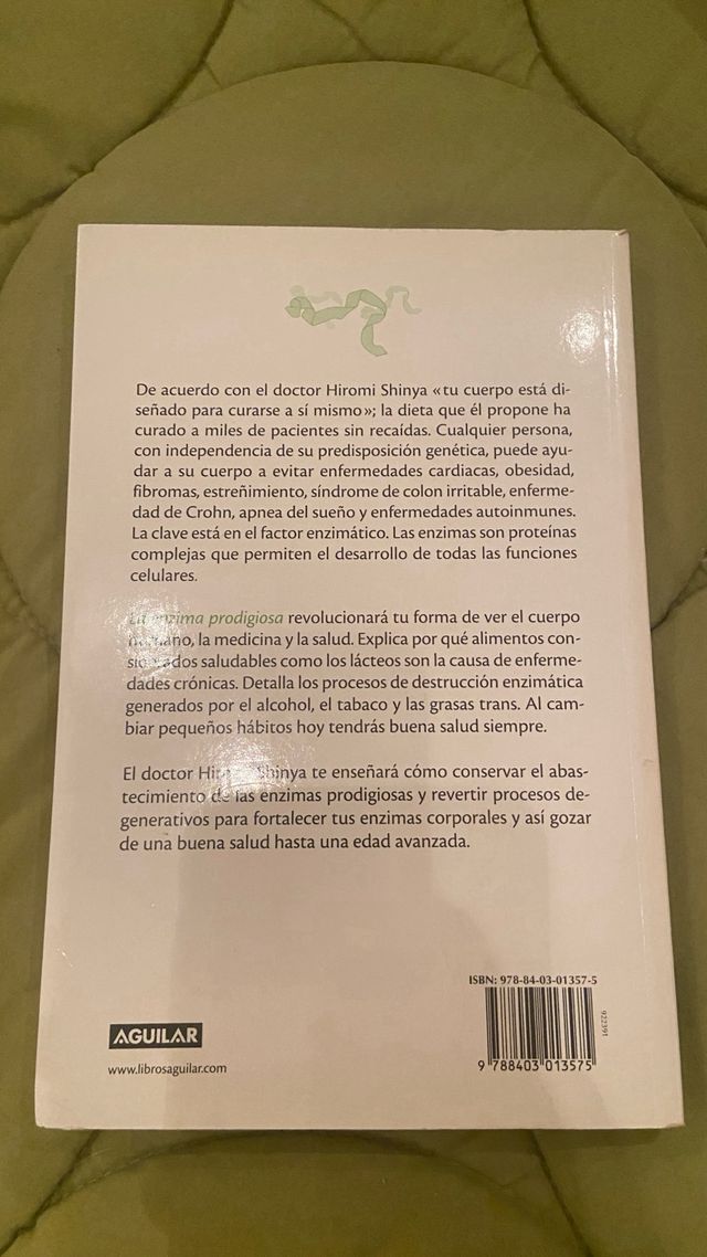 La enzima prodigiosa : una forma de vida sin en