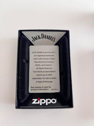 Zippo Jack Daniel’s numerato BB9568906