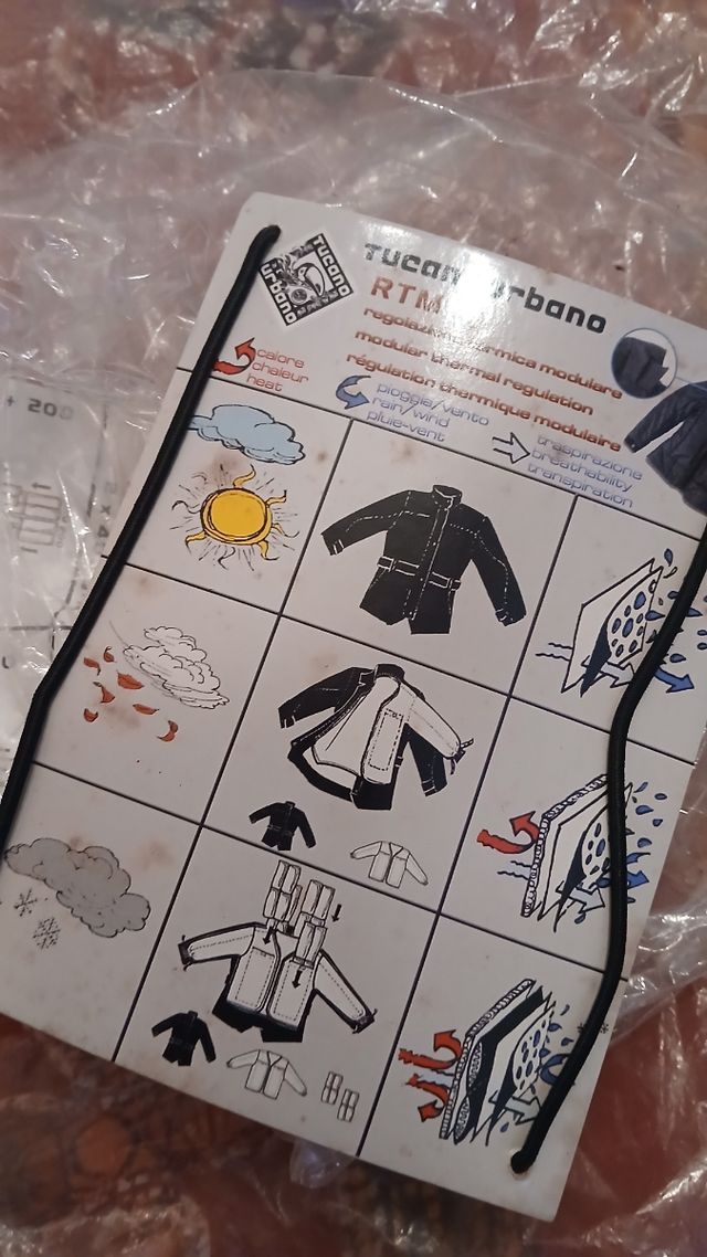 Imbottitura per giubotto da motocic