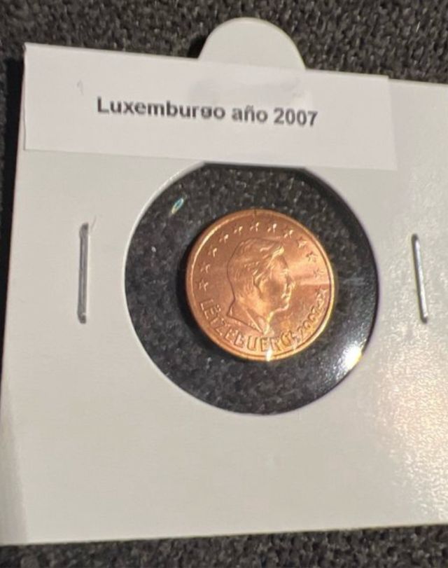 Monedas de Luxemburgo más  serie 2007