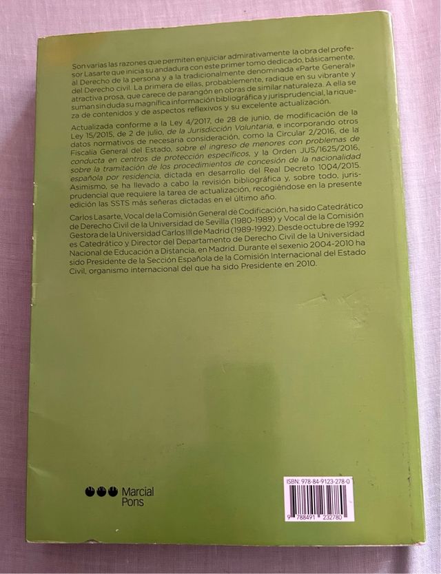 PRICIPIOS DE DERECHO CIVIL 2,Decimosexta Edición