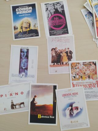 Lote de 58 carteles cine europeo