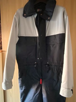 Tuta da sci uomo Anzi Besson nero/grigio tg 48 ita