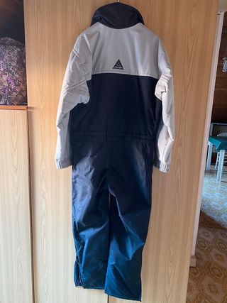 Tuta da sci uomo Anzi Besson nero/grigio tg 48 ita