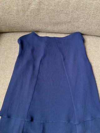 Blusa azul marino de Zara