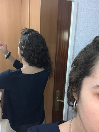 Blusa azul marino de Zara