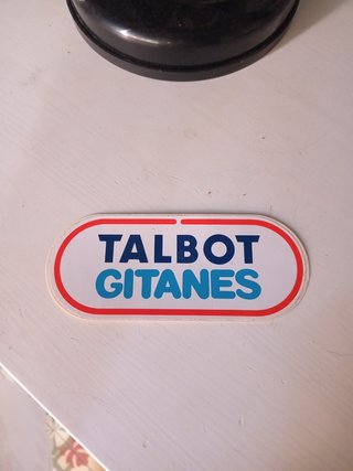 Pegatina TALBOT GITANES