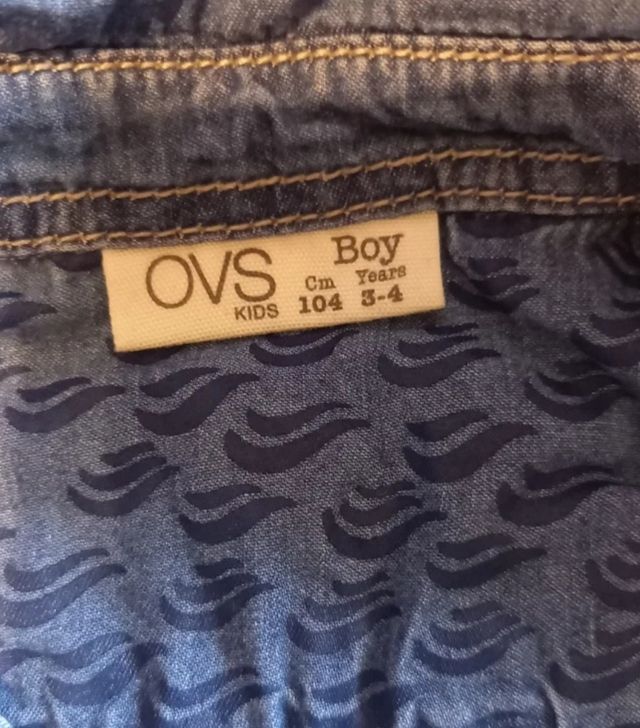 Camiseta vaquera manga corta