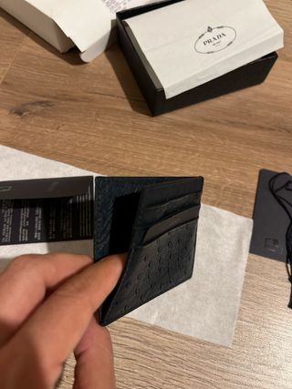 Portacarte in pelle Prada