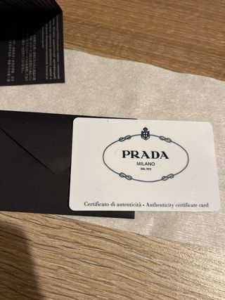 Portacarte in pelle Prada