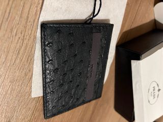 Portacarte in pelle Prada