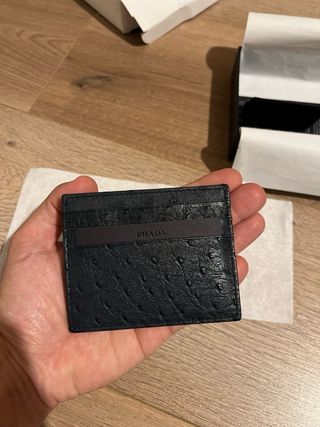 Portacarte in pelle Prada