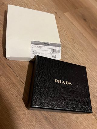 Portacarte in pelle Prada