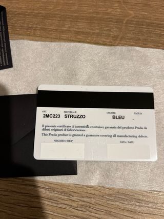 Portacarte in pelle Prada