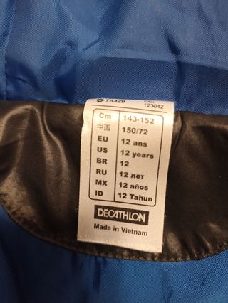 Piumino decathlon 12 anni
