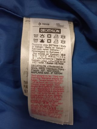 Piumino decathlon 12 anni