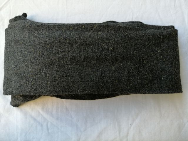 Leotardos color gris y lurex dorado, Talla 13-14 a