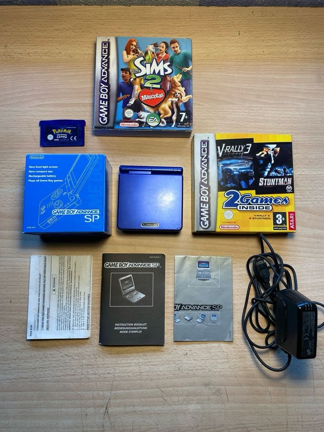 Pack de ni tendo game boy sp mas juegos